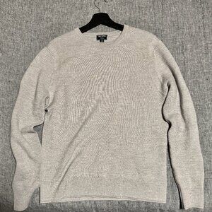 Todd Snyder - Men's Italian Merino Waffle Crew Sweater In Dove Grey - Size M